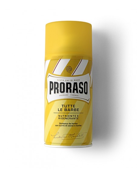 ESPUMA AFEITADO PRORASO LINEA AMARILLA 400 MLAfeitado
