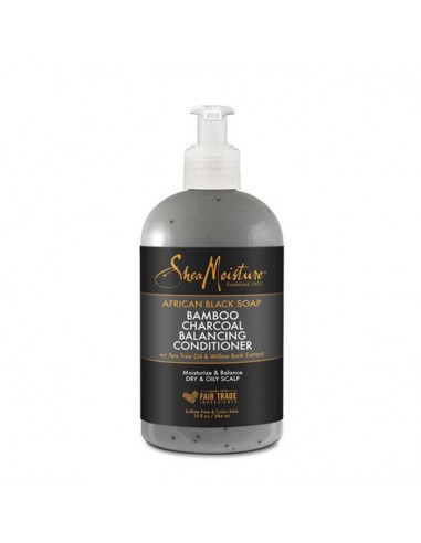 ACONDICIONADOR african black soap balancing 384 ml SHEA MOISTURE