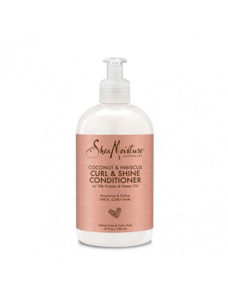ACONDICIONADOR curl & shine coconut & hibiscus 384 ml SHEA MOISTURE