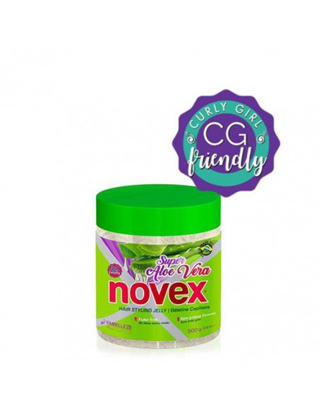 Gelatina Fijadora Aloe Vera Super Hold 500 g Novex