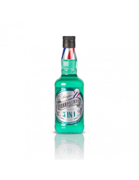 Champú, Acondicionador y Gel 3 en 1. 330 ml Beardburys