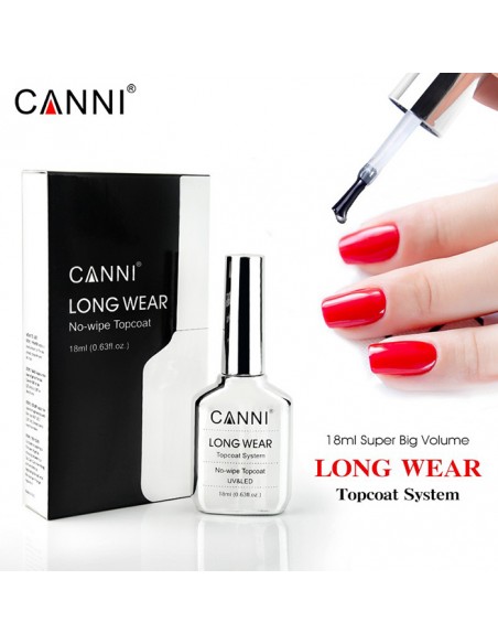 Top Coat Long Wear 18 ml CanniTop Coat - Base - Primer