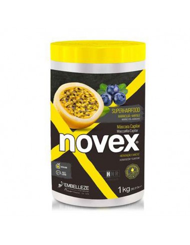 Mascarilla Superhairfood Maracuya y Arandanos 1000ml Novex