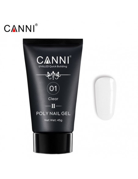 Acrylic Polygel 01 Transparente 45 ml Canni