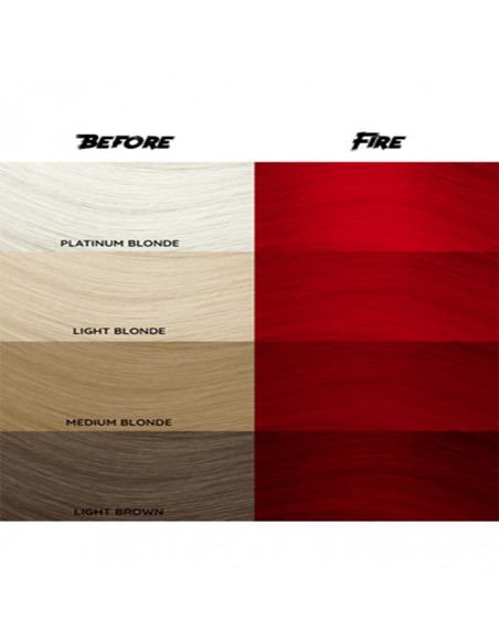 Tinte Semipermanente Rojo Fire Nº 56 100 ml Crazy Color