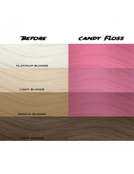 Tinte Semipermanente Rosa Candy Floss Nº 65 100 ml Crazy Color