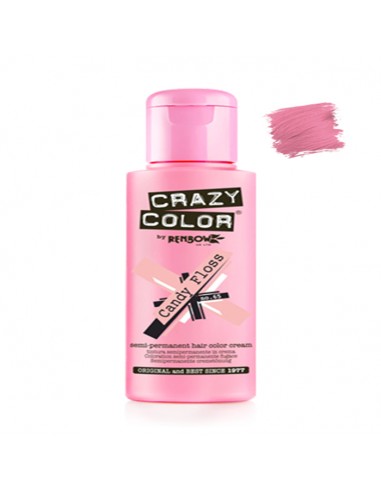 Tinte Semipermanente Rosa Candy Floss Nº 65 100 ml Crazy Color