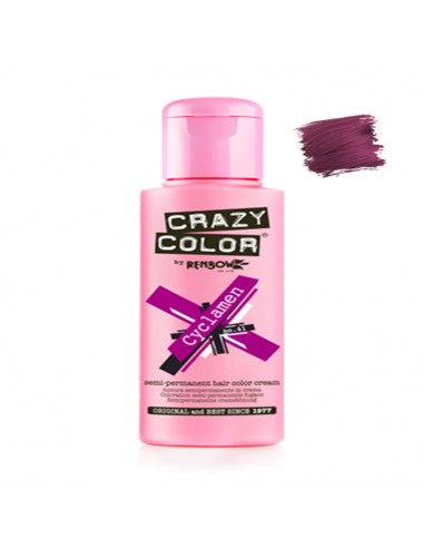 Tinte Semipermenente Morado Cyclamen Nº 41 100 ml Crazy Color