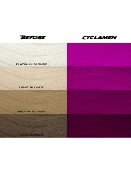 Tinte Semipermenente Morado Cyclamen Nº 41 100 ml Crazy Color