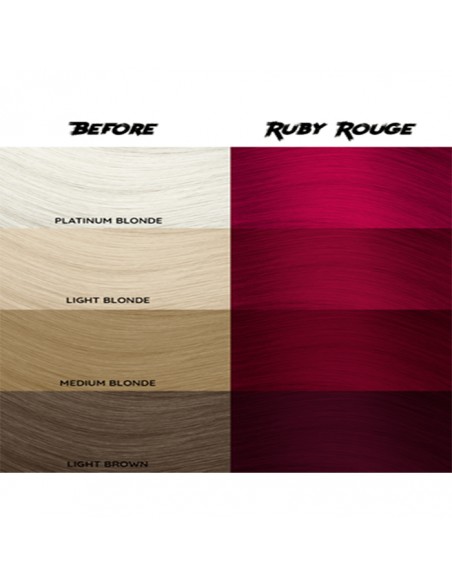 Tinte Semipermanente Rojo Ruby Rouge Nº 66 100 ml Crazy Color