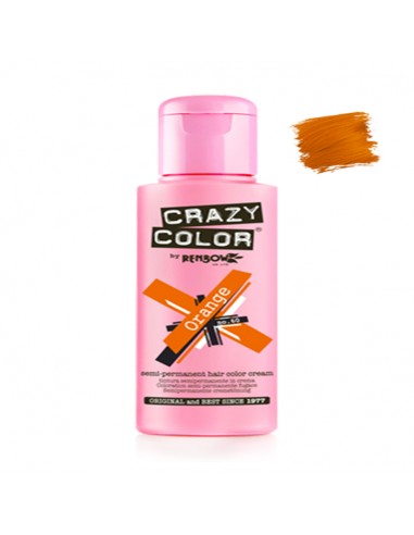 Tinte Semipermanente Naranja Nº 60 100 ml Crazy Color
