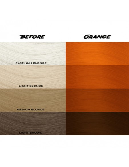 Tinte Semipermanente Naranja Nº 60 100 ml Crazy Color