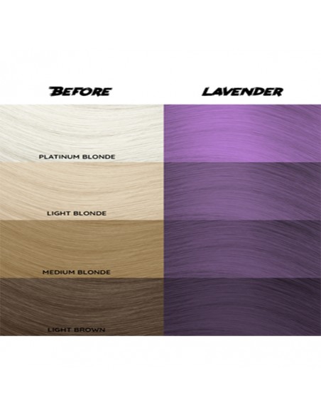 Tinte Semipermanente Violeta Claro Lavender Nº 54 100 ml Crazy Color
