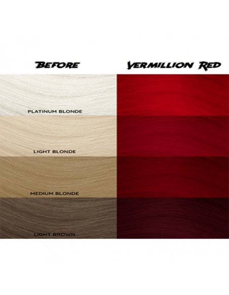 Tinte Semipermanente Rojo Bermellón Nº 40 100 ml Crazy Color