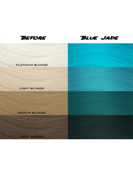 Tinte Semipermanente Turquesa Blue Jade Nº 67 100 ml Crazy Color