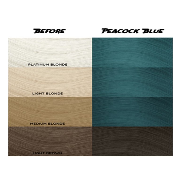 Tinte Semipermanente Azul Pavo Real... Tinte Semipermanente Azul Pavo Real...