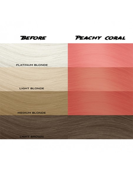 Tinte Semipermanente Melocotón Peachy Coral Nº 70 100 ml Crazy Color