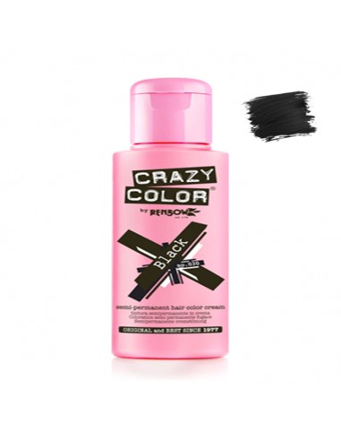 Tinte Semipermanente Negro Nº 30 100 ml Crazy Color