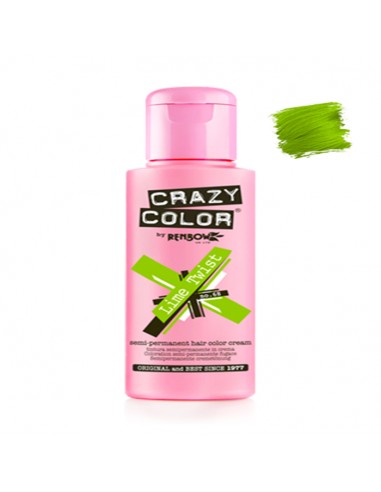 Tinte Semipermanente Verde Lima Twist Nº 68 100 ml Crazy Color