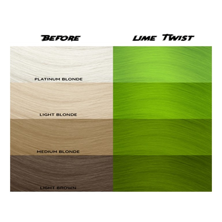 Tinte Semipermanente Verde Lima Twist... Tinte Semipermanente Verde Lima Twist...