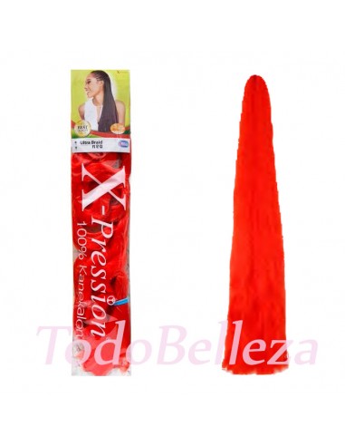 Extensiones de Fibra Kanekalon Red X-Pression