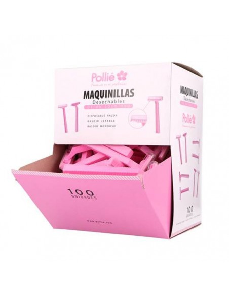 Maquinilla Rasurar Desechables 100 und. Pollié