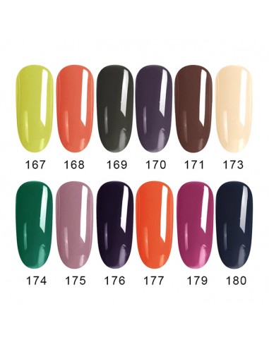 Esmalte Uñas Permanente Canni Números 167 al 180