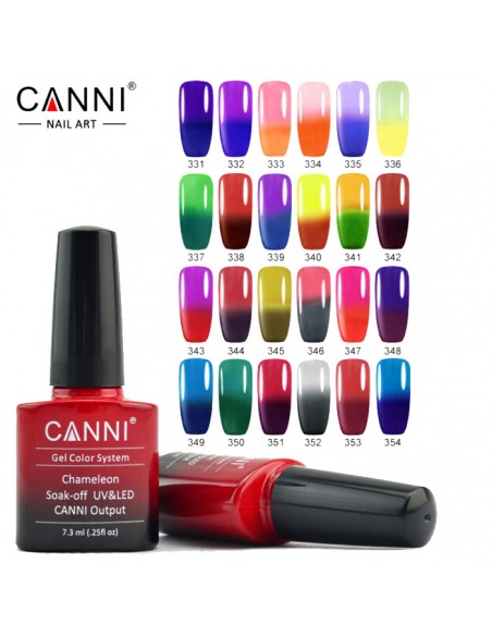 Esmalte Uñas Térmico Efecto Camaleón 7.3 ml CanniEsmaltes Permanentes Uñas