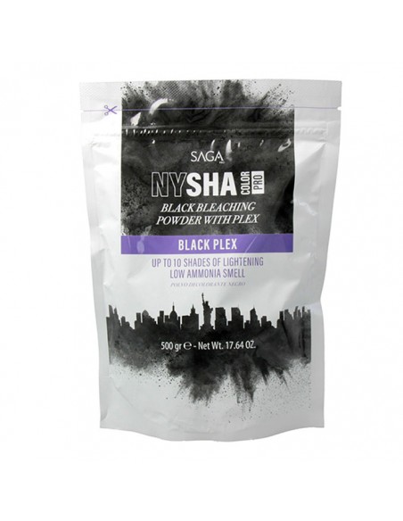 Decoloración Negra Plex Nysha 500 g Saga