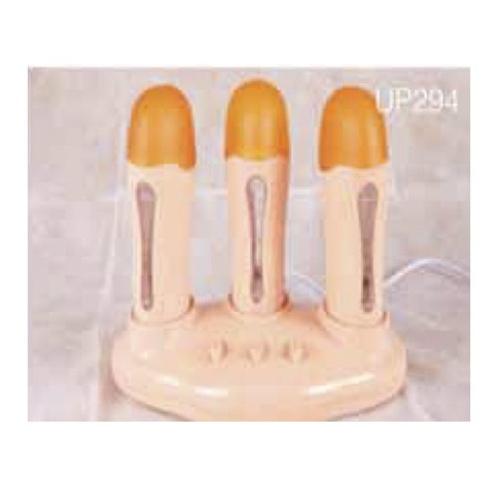 CALENTADOR DE CERA TRIPLE CON BASE CIRCULAR