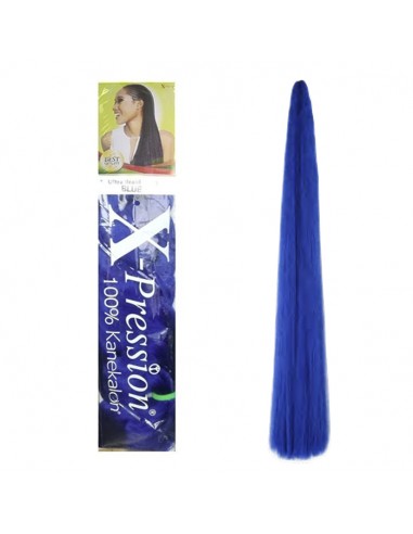 Extensiones de Fibra Kanekalon Blue X-Pression