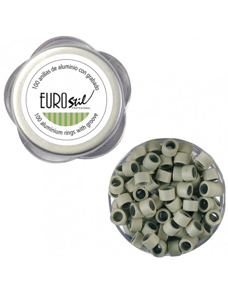 Anillas Extensiones Rubio Platino 13 100 Uni. Eurostil