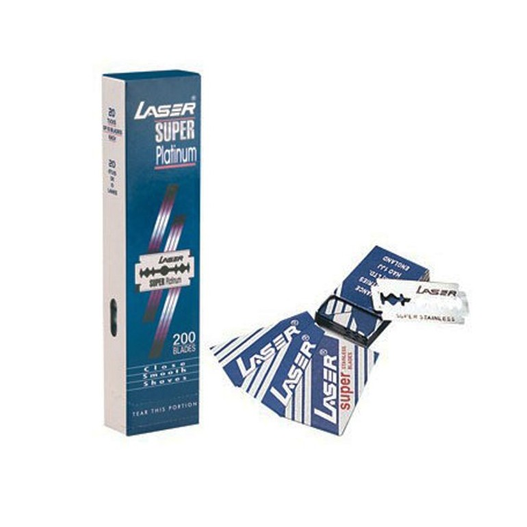 Cuchillas Afeitar 200 und Laser Super PlatiniumTijeras y NavajasTodoBelleza.pro