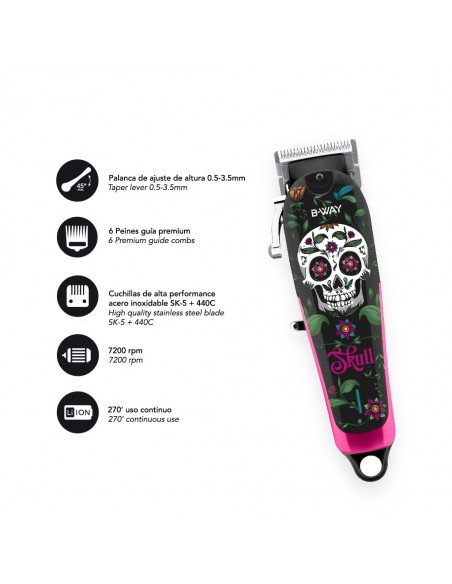 Maquina de Corte Clipper Skull B-Way