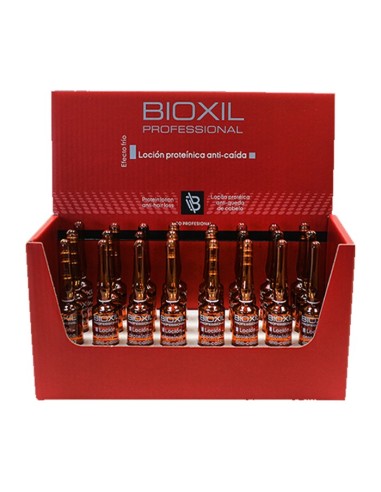 Ampollas Anticaida con Proteinas y Efecto Frio 24x8 ml Bioxil
