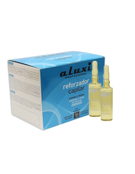 Ampollas Vitalizante y Brillo Cabellos Debiles 24 x 15 ml Aluxi