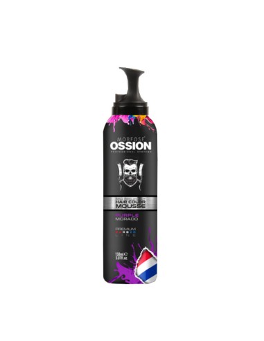 Espuma de Color Tinte Semipermanente Morado 150 ml Ossion