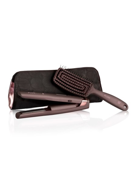 Kit Viaje Plancha Plum & Go mas Cepillo
