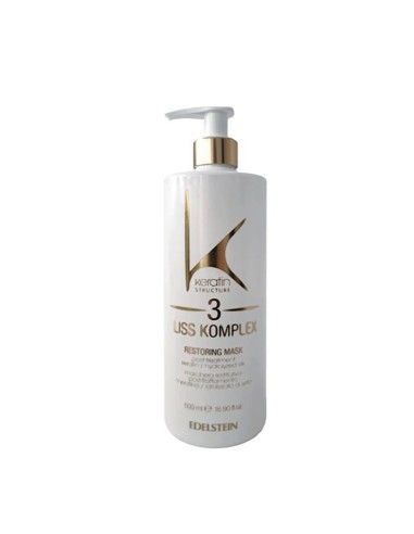 Tratamiento Alisado Paso 3 Mascarilla Reparadora 500 ml Keratin Structure