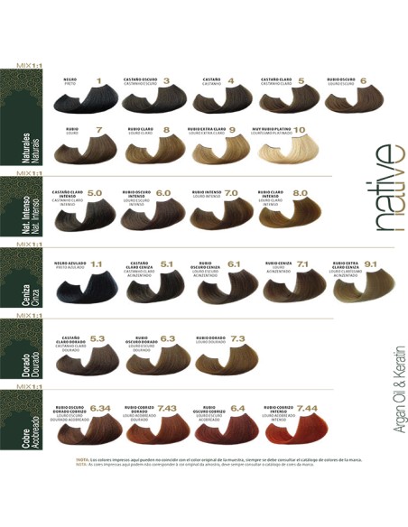 Tinte Sin Amoniaco 1OO ml Native